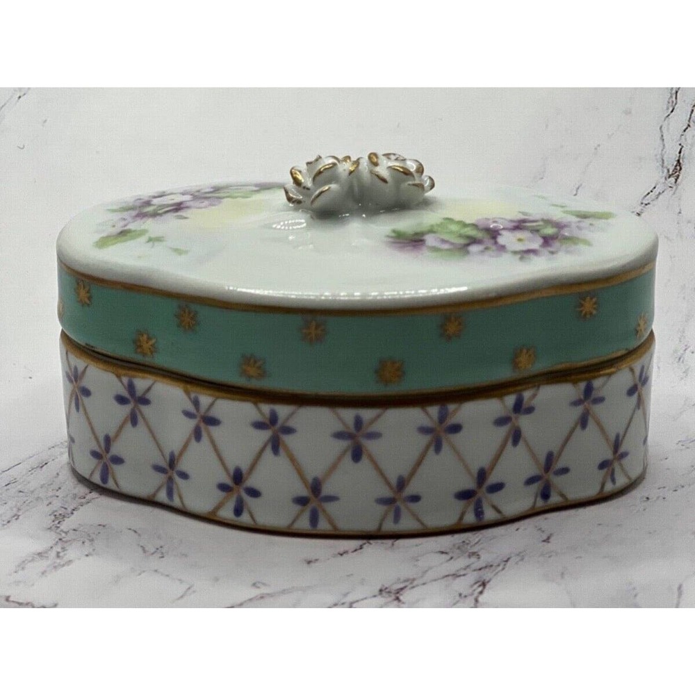 Vintage Paris Royal Porcelain Trinket Box